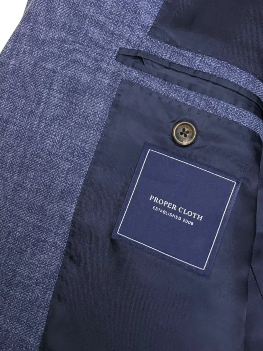$1,500 PROPER CLOTH SUIT Cotton/Wool Business Casual Blazer Dress Pants Mens 56R